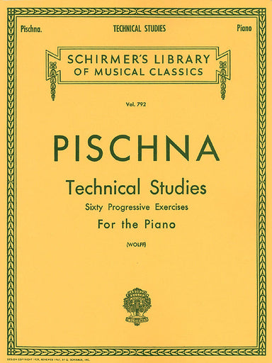 Pischna Technical Studies - 60 Progressive Exercises