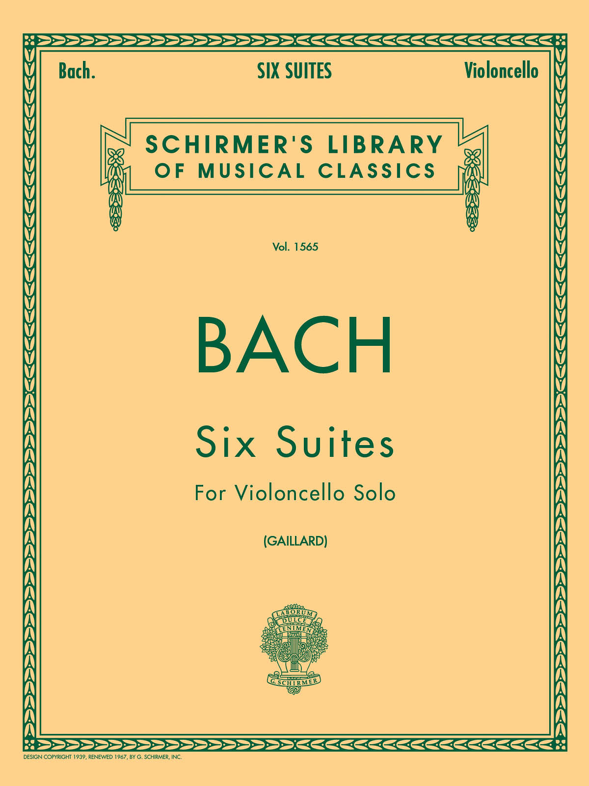 Bach Six Suites For Cello Solo
