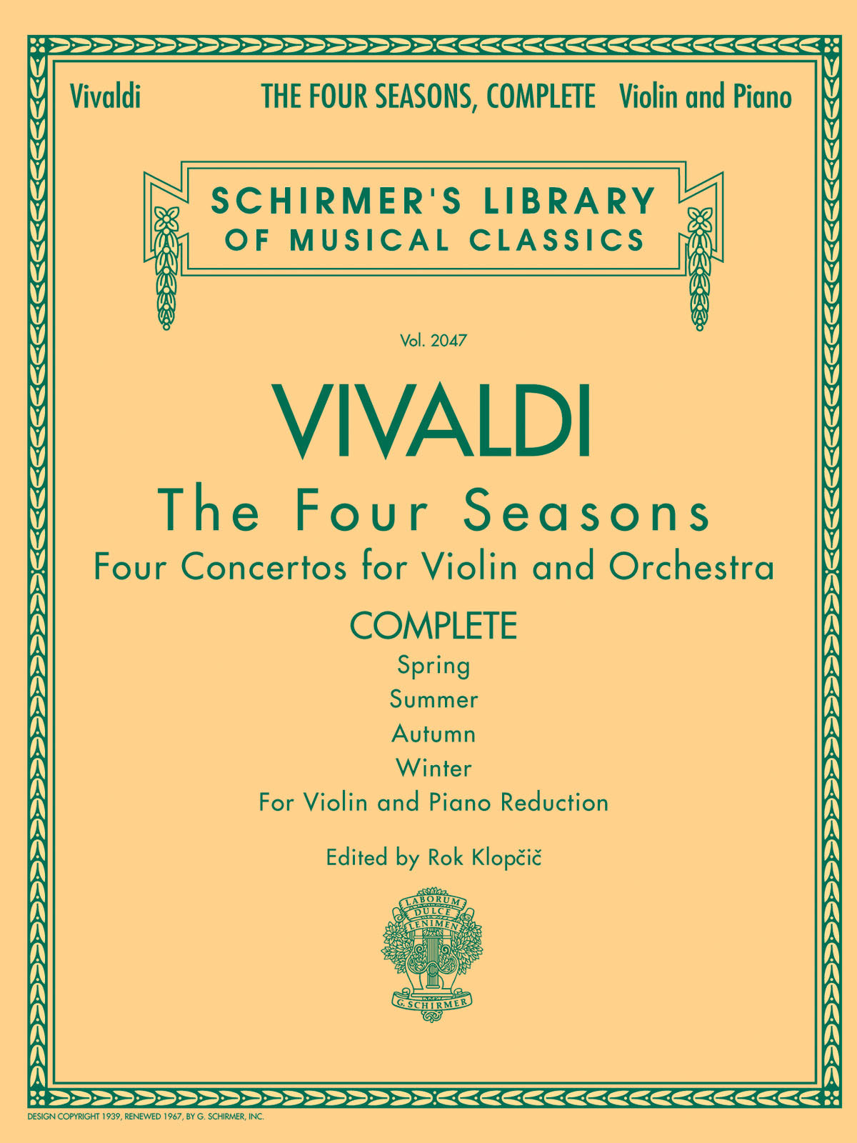 Antonio Vivaldi: The Four Seasons - Complete Edition: Violin