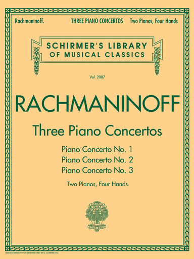 Sergei Rachmaninov: Three Piano Concertos - Nos. 1, 2 And 3: Piano Duet