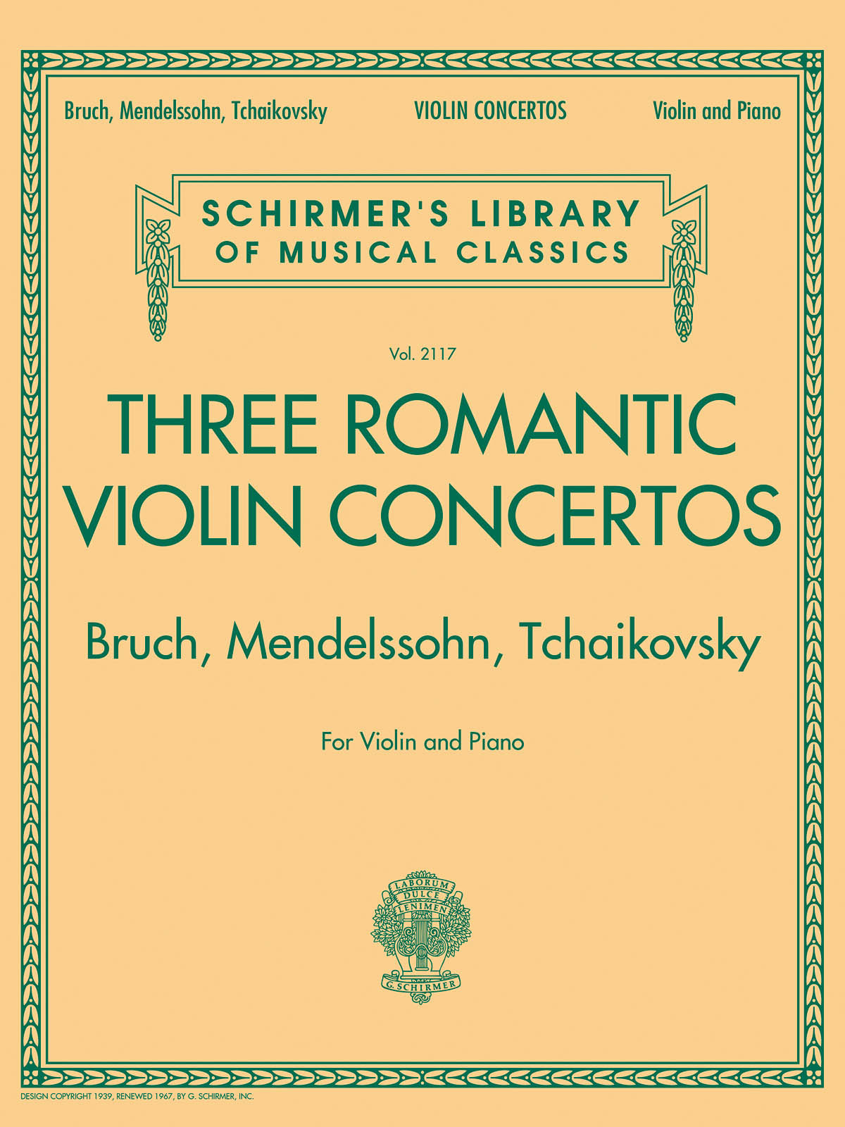 Mendelssohn Three Romantic Violin Concertos — Tom Lee Music