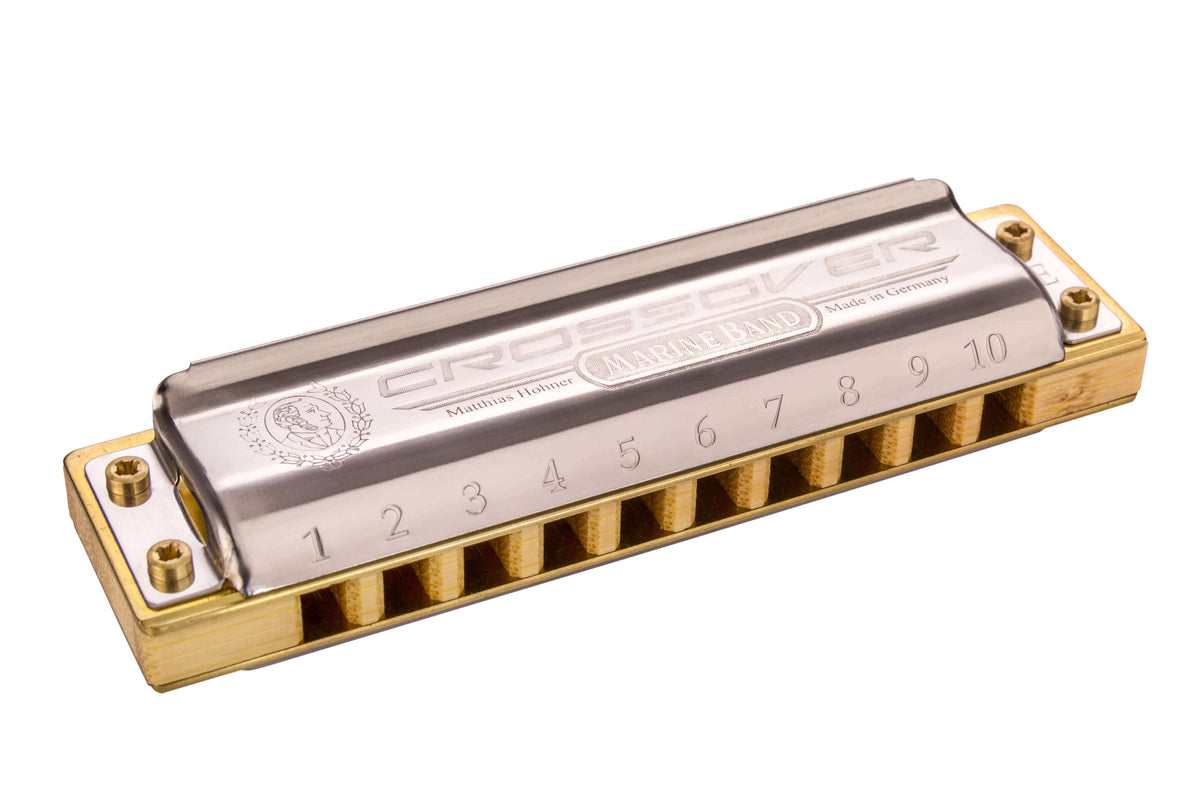 Hohner Marine Band Crossover 10-hole Diatonic Harmonica (assorted