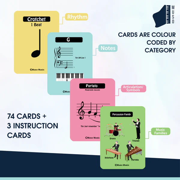 MUSO Music Flash Cards