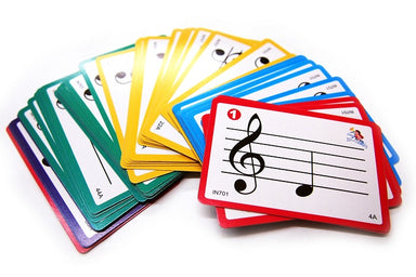 <貝多芬>識譜學習卡-高音譜