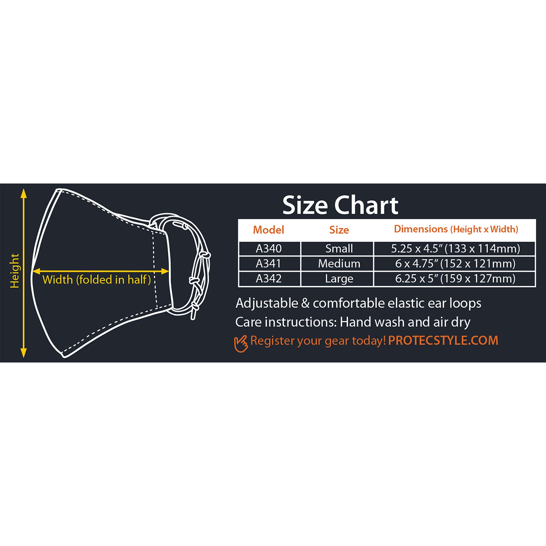 Protec Face Mask for Wind Instruments
