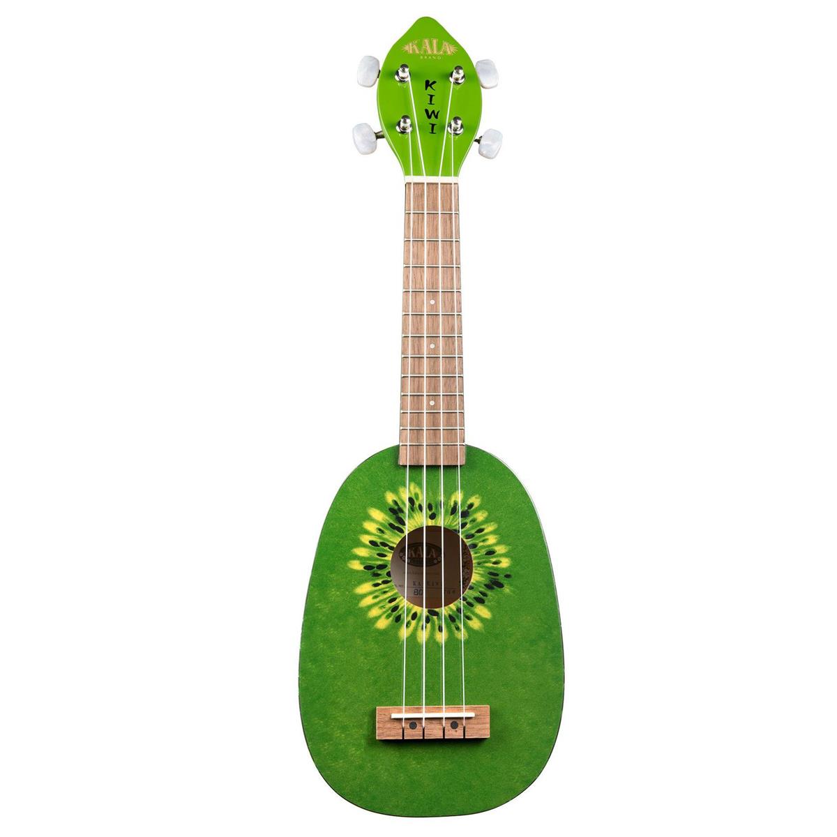 Kala Silk Screen Kiwi/Mahogany Pineapple Soprano Ukulele