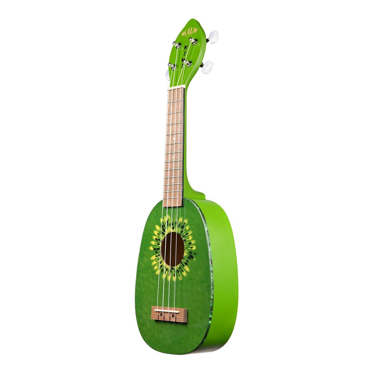 Kala Silk Screen Kiwi/Mahogany Pineapple Soprano Ukulele