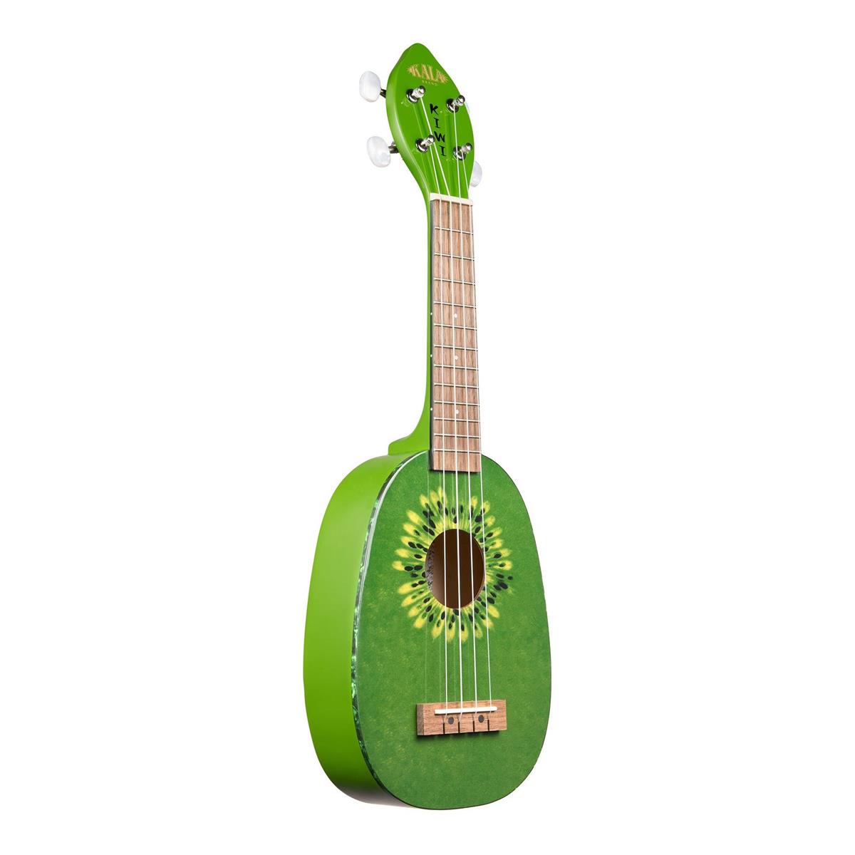 Kala Silk Screen Kiwi/Mahogany Pineapple Soprano Ukulele