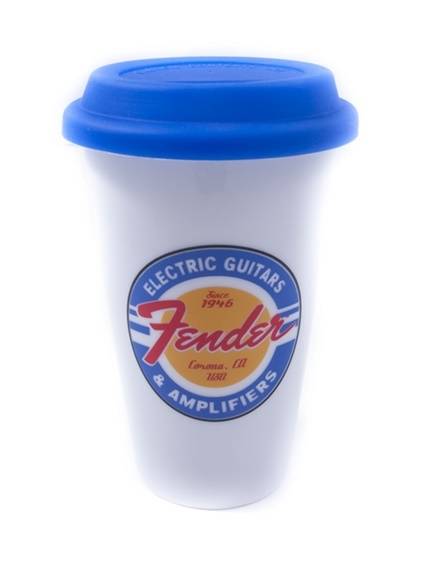 Fender 11 Oz Ceramic Cup With Lid