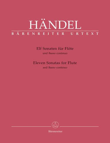 Handel Eleven Sonatas for Flute and Basso Continuo