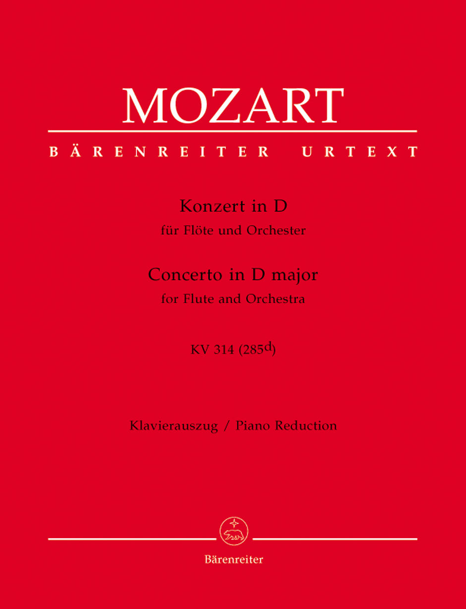Mozart Concerto for Flute and Orchestra in D major K. 314 (285d)