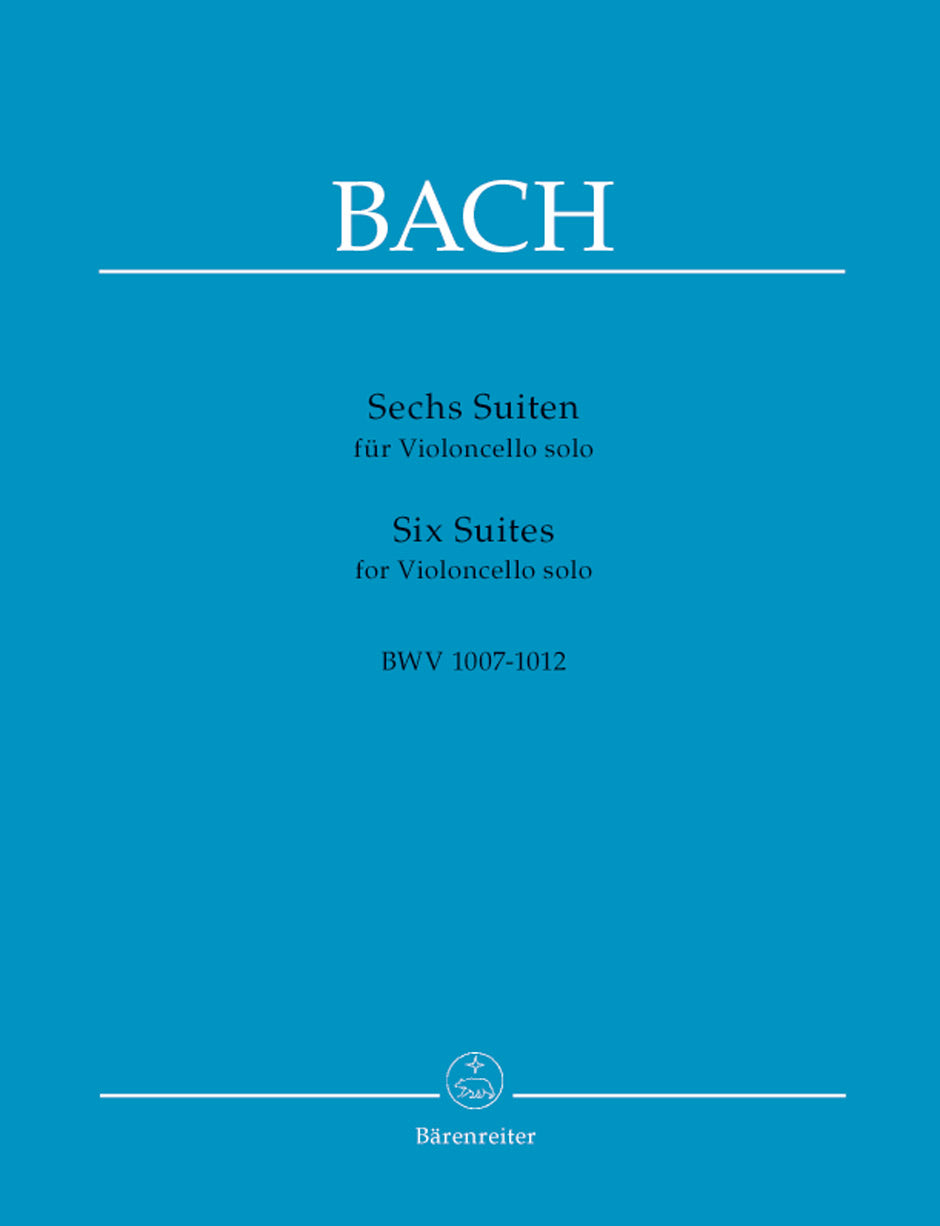 Bach 6 Suites Cello Solo — Tom Lee Music