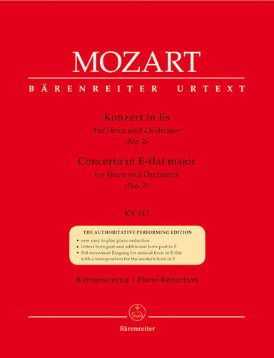 Mozart Concerto for Horn und Orchestra no. 2 in E-flat major K. 417