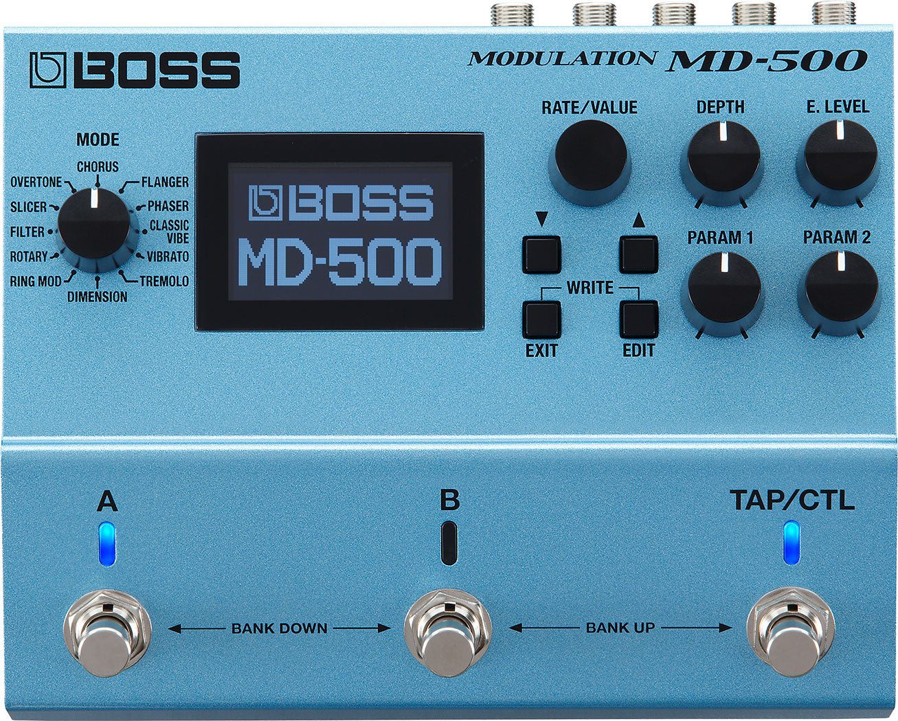 ギター BOSS MD-500 MODULATIO Boss MD-500 Modulation Pedal – Stompbox.in