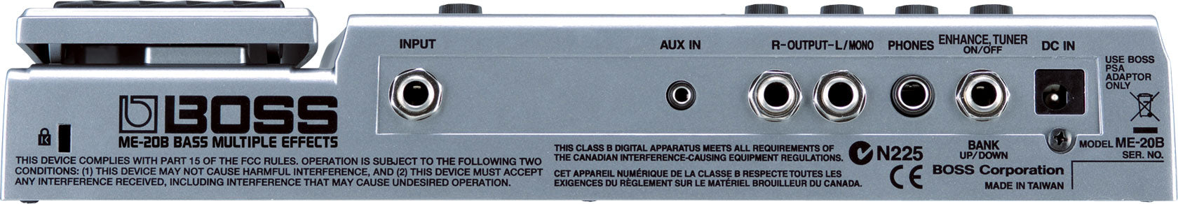 BOSS ME-20B Bass Multiple Effects 低音結他效果器