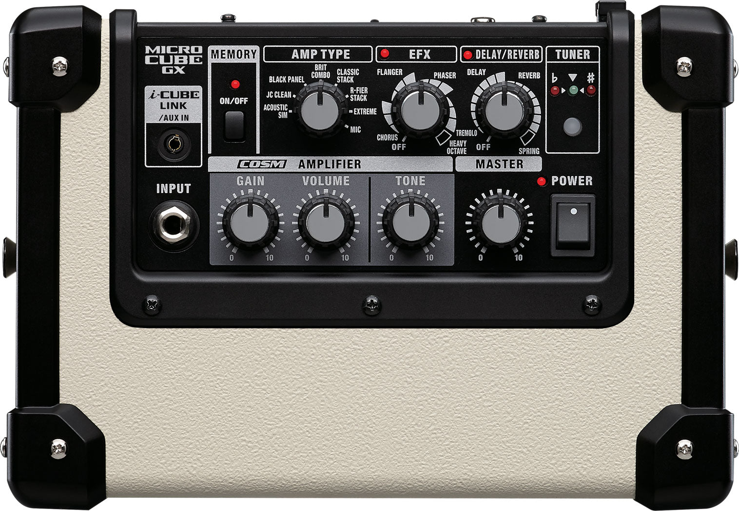 Roland MICRO CUBE GX Guitar Amplifier (White) 結他擴音器