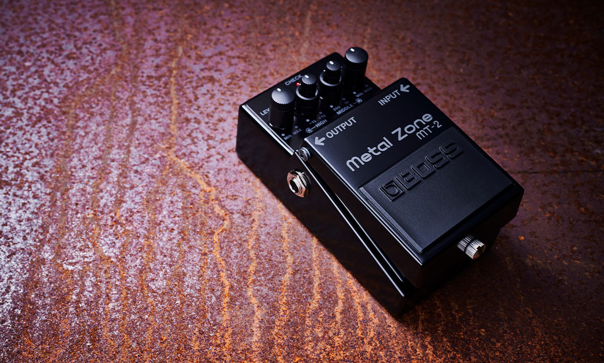 boss metal core distortion pedal Boss MT-2-3A 30th Anniversary Metal Zone Distortion Pedal — Tom Lee Music