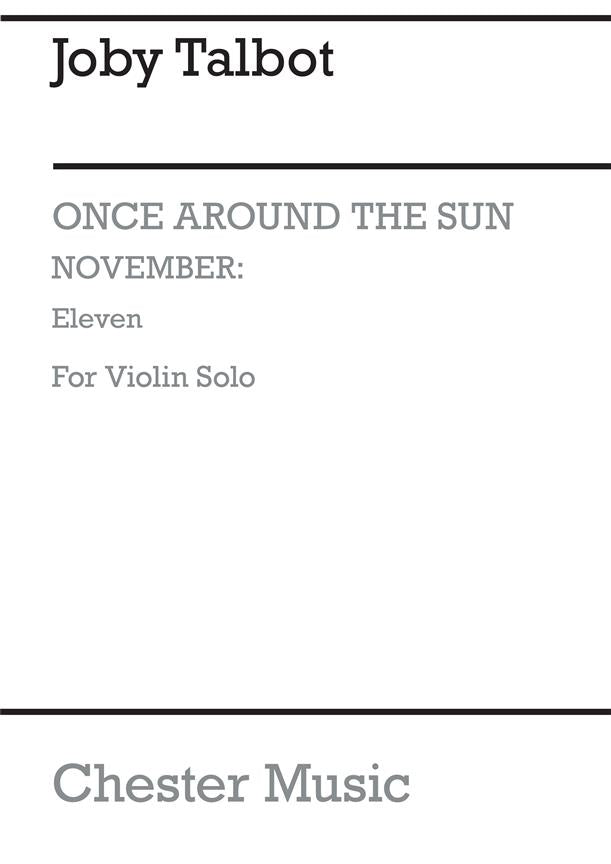 Talbot November - Eleven for violin solo