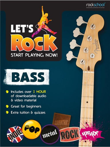 Rockschool- Let's Rock Bass - Start Playing Now-