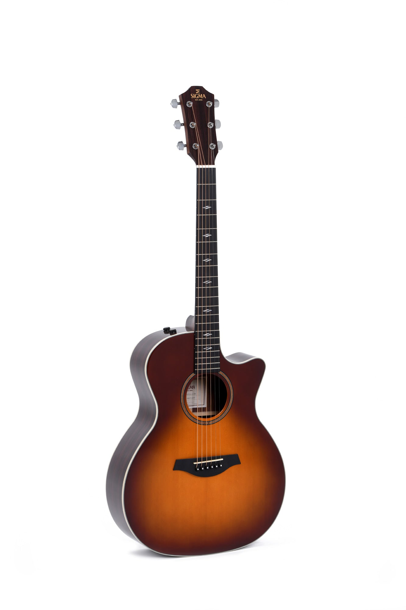Sigma GTCE-2-SB Acoustic Guitar (Sunburst Color) 木結他