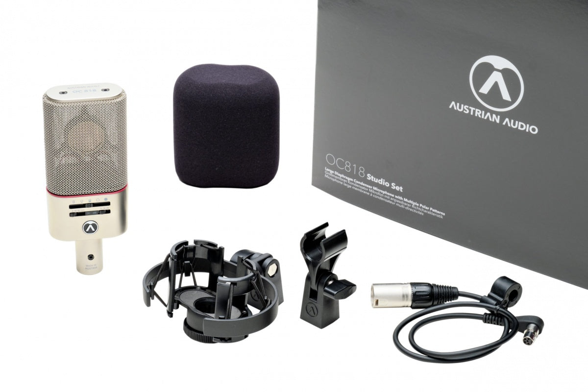 Austrian Audio OC818 STUDIO Large-diaphragm Condenser Microphone with Multiple Polar Patterns