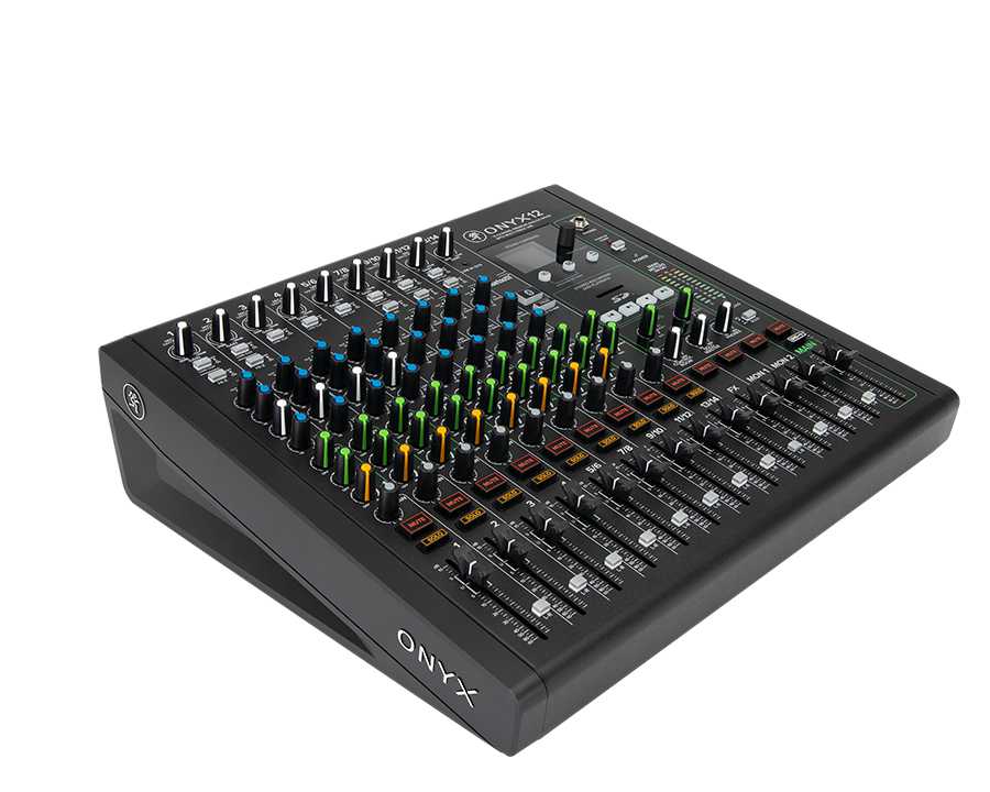 MACKIE Onyx12 USBミキサー 12ch マルチ録音 Mackie Onyx12 12-CH Premium Analog Mixer with Multi-Track USB