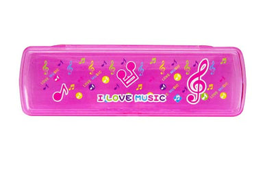 Pencil Case Musical Note-Red