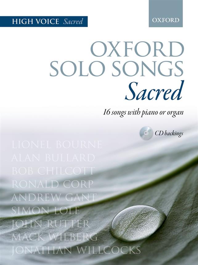 Oxford Solo Songs Sacred With CD