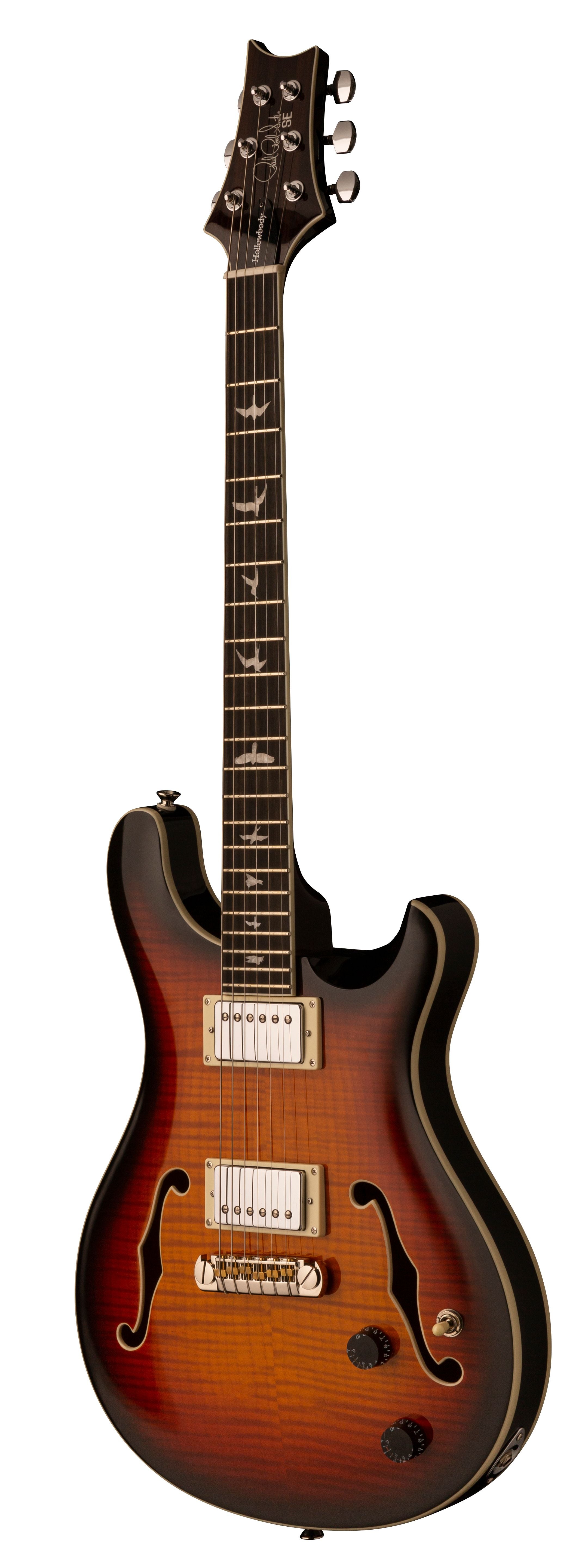 PRS SE Hollowbody II - Tri-Color Sunburst Electric Guitar