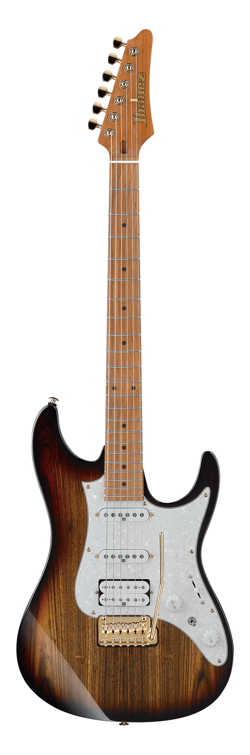IBANEZ AZ Premium Series AZ224BCG Electric Guitar (DET : Deep Espresso Burst)