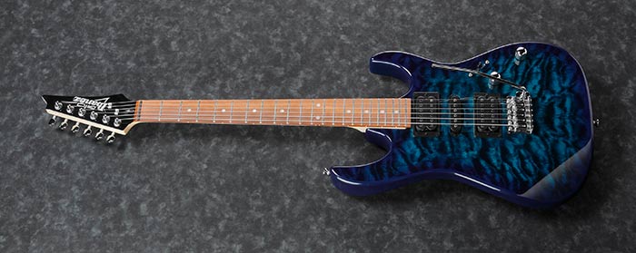 IBANEZ GIO Series GRX70QA Electric Guitar (TBB : Transparent Blue