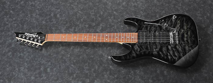 IBANEZ GIO Series GRX70QA Electric Guitar (TKS : Transparent Black