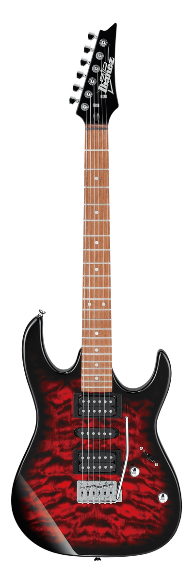 IBANEZ GIO Series GRX70QA Electric Guitar (TRB : Transparent Red