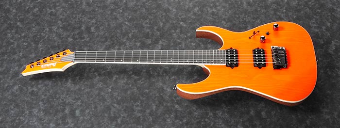 IBANEZ RG Prestige Series RGR5221 Japan Made Electric Guitar (TFR : Transparent Fluorescent Orange)