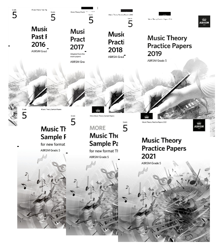 (Package) ABRSM Music Theory Grade 5 Papers 2016-2021