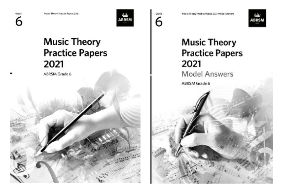 (Package) ABRSM Music Theory Practice Papers + Model Answers 2021, Grade 6