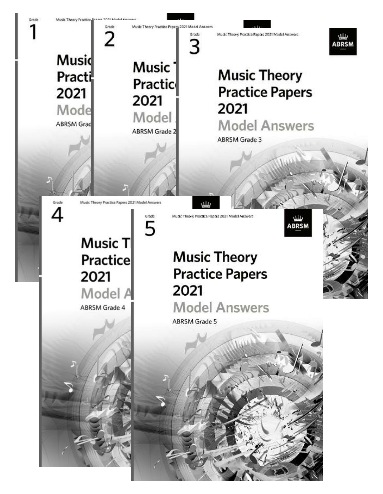 (Package) ABRSM Music Theory Practice Papers Model Answers 2021, Grade 1-5