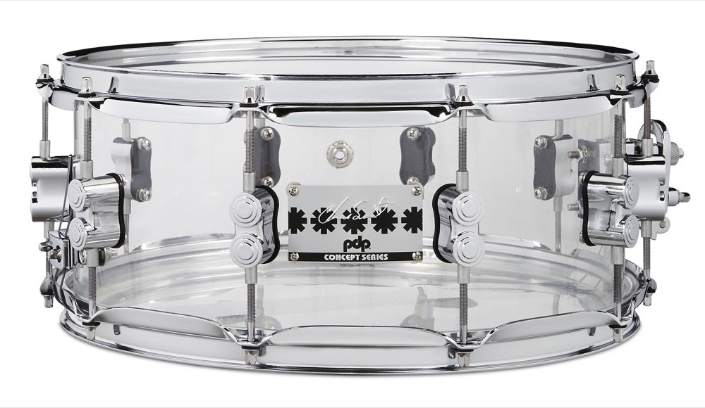 PDP Chad Smith Signature Acrylic Snare Drum