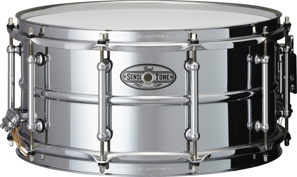 PEARL SensiTone Beaded Steel Snare Drum (Available in 2 sizes)