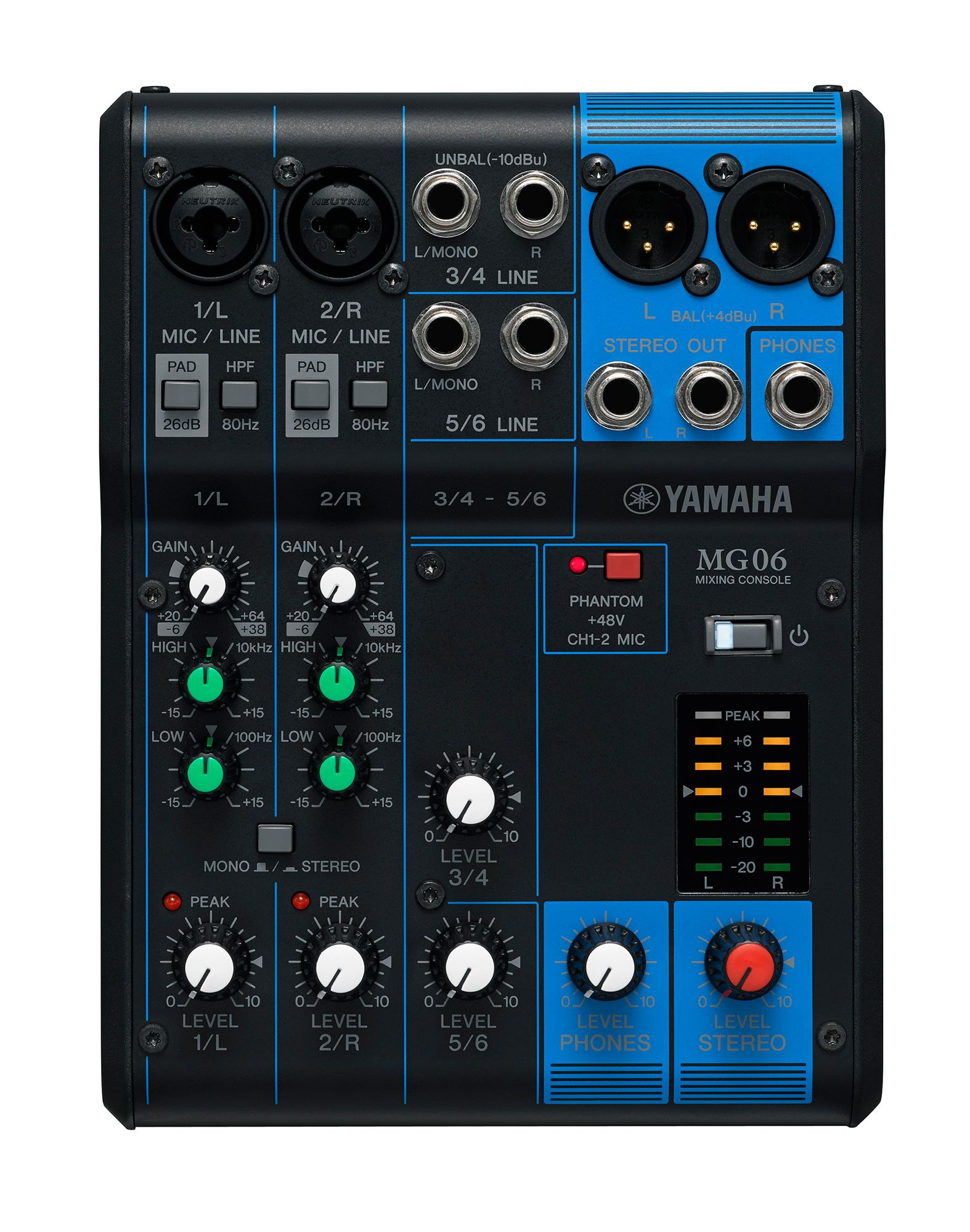 Yamaha MG06X 6-Channel Mixing Console