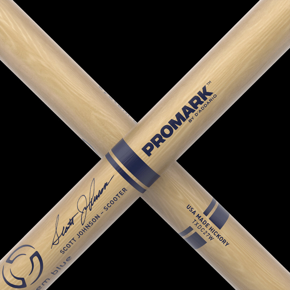 Promark TXDC27W Scott Johnson "Scooter" Marching Snare Drum Stick