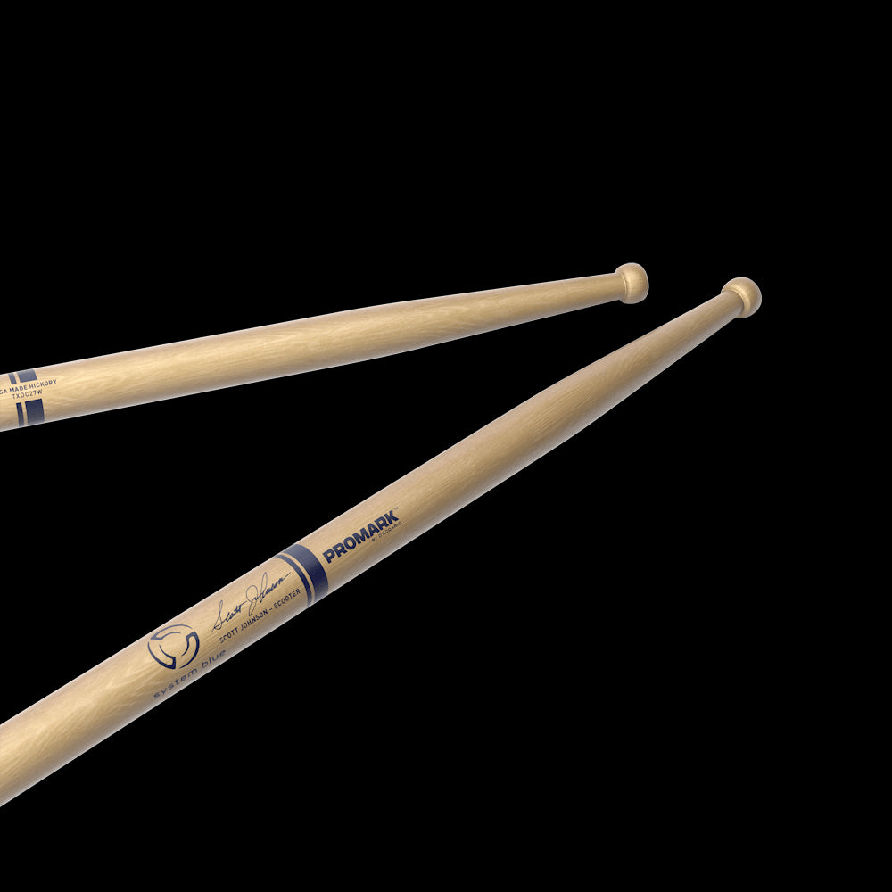 Promark TXDC27W Scott Johnson "Scooter" Marching Snare Drum Stick