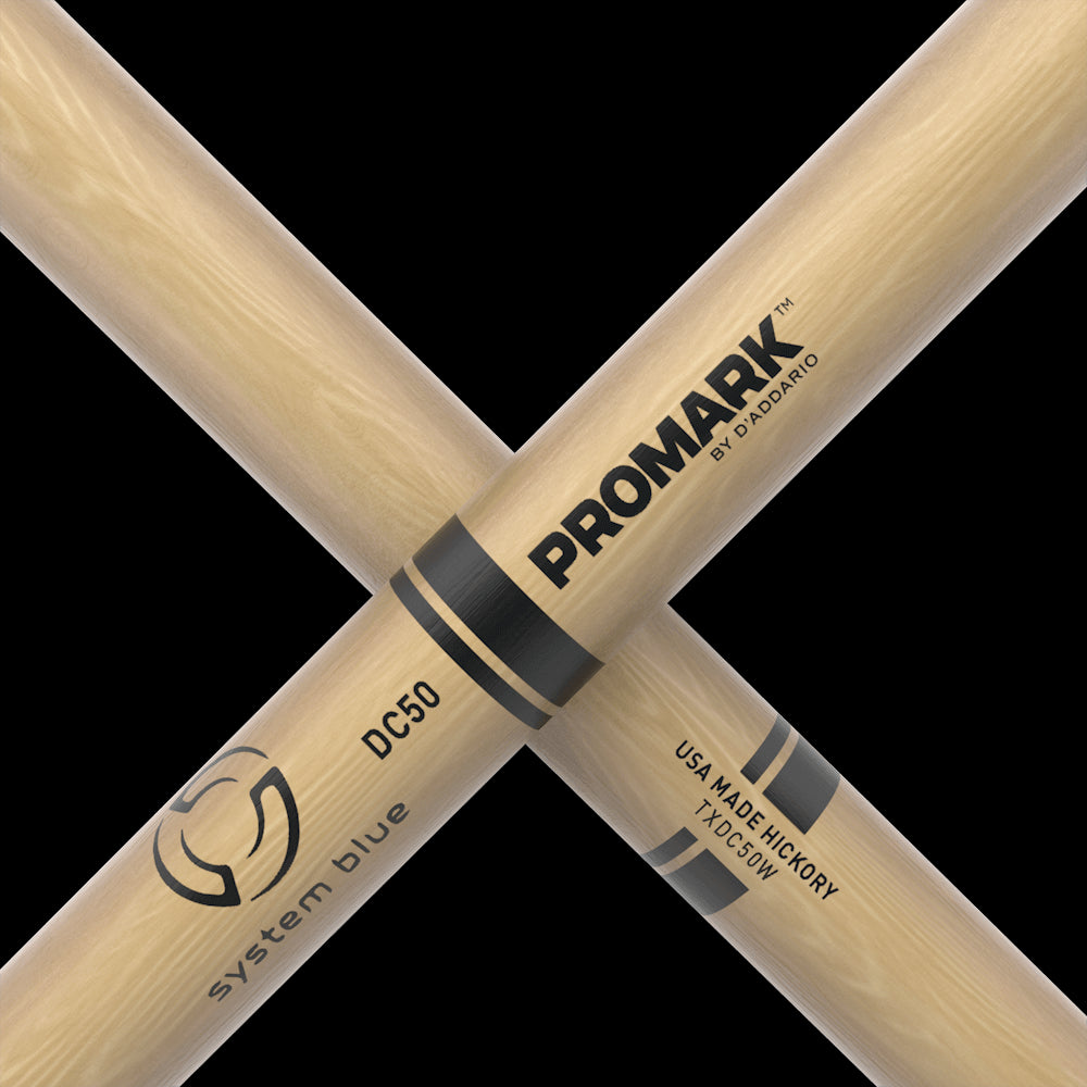 Promark TXDC50W System Blue DC50 Marching Snare Drum Stick