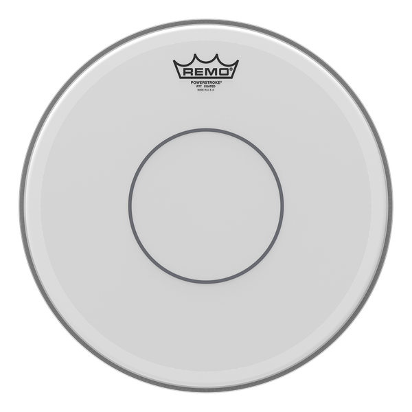 REMO 14" Powerstroke P77 Coated Clear Dot Drum Head