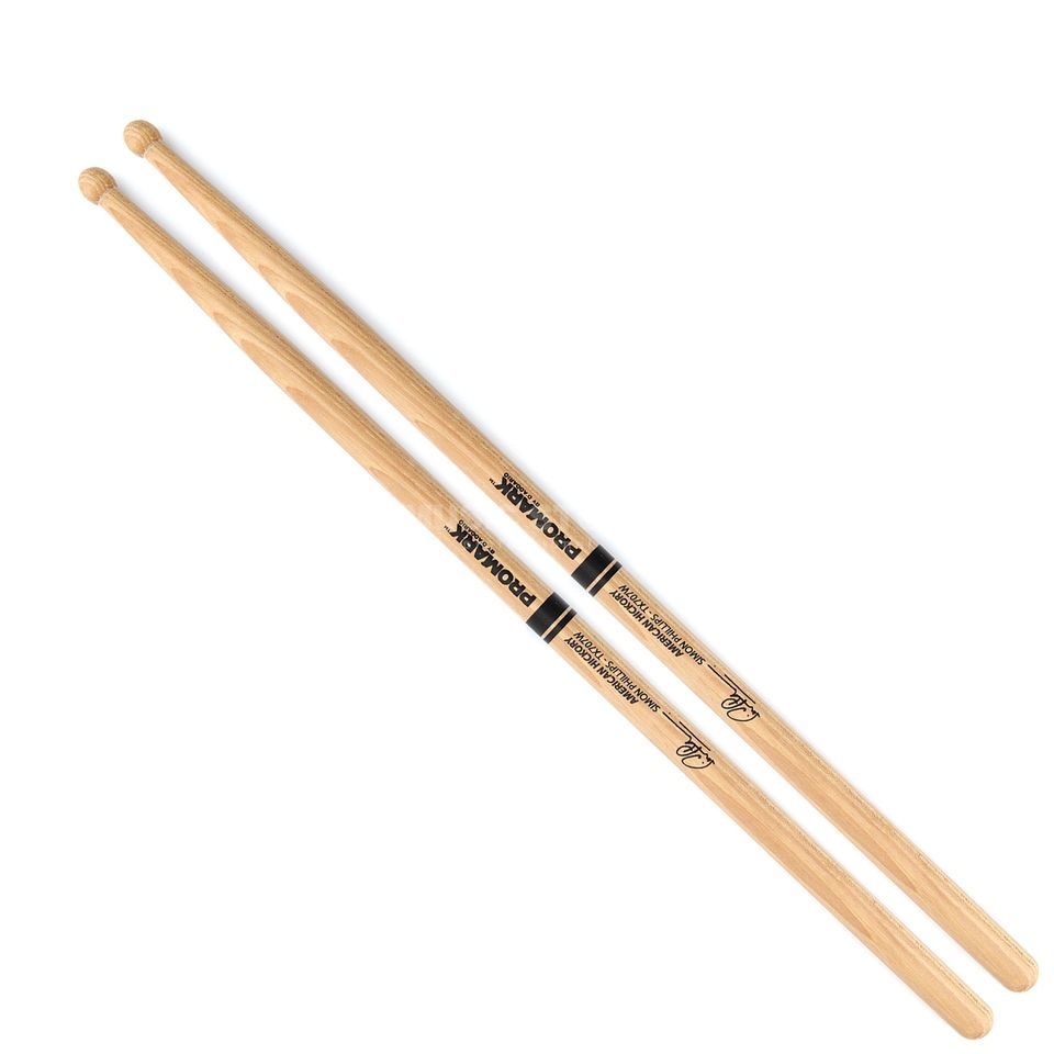 PROMARK TX707W Hickory Simon Phillips Signature Model Wood Tip Drumstick