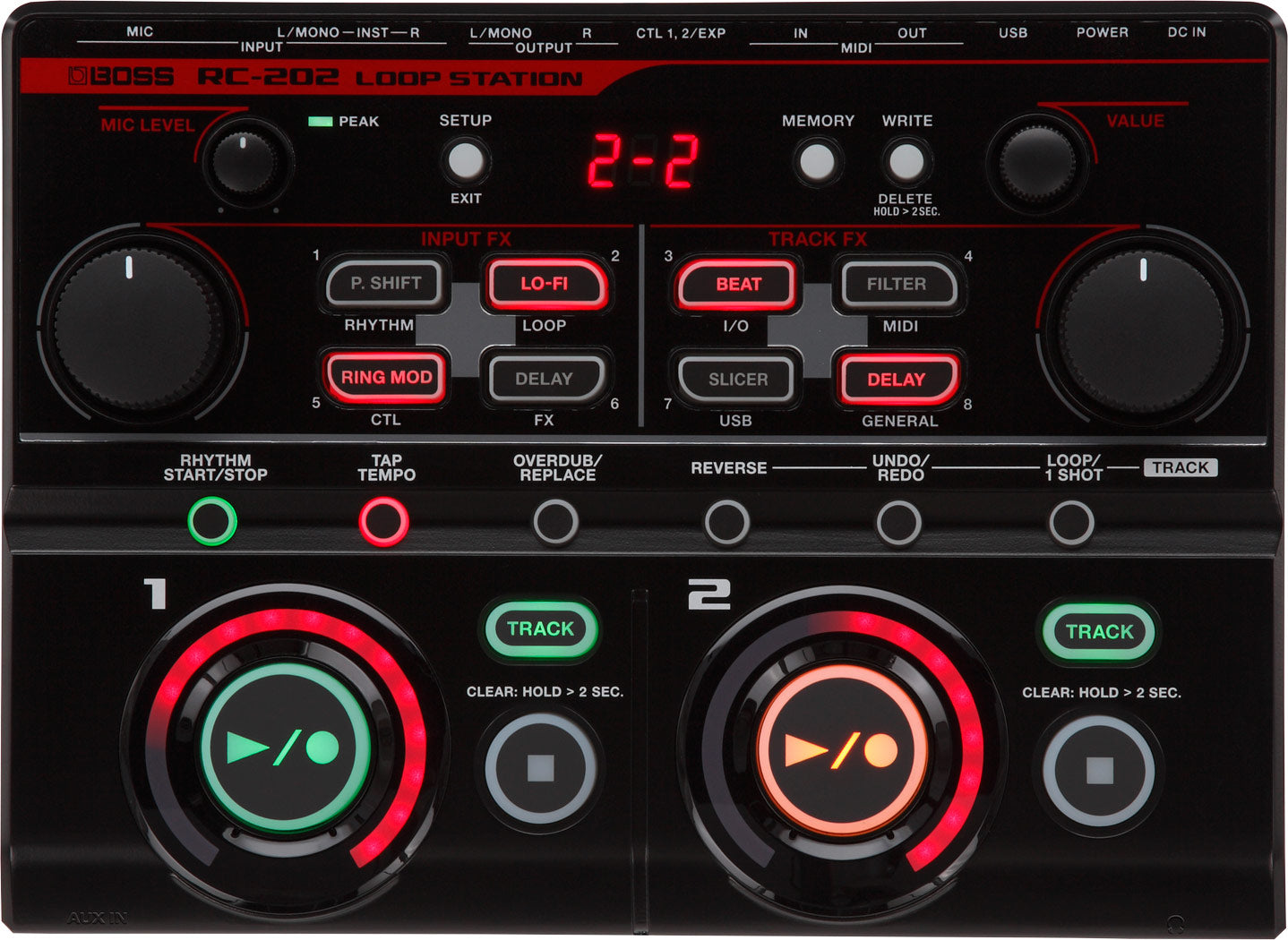 BOSS RC-202 Loop Station 美品　ほぼ未使用 BOSS RC-202 Loop Station — Tom Lee Music