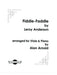 Anderson Fiddle-Faddle for viola