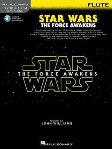 Star Wars: The Force Awakens: Flute (English) Hardcover Book 星球大戰: 原力覺醒 電影 長笛譜附伴奏音頻網址