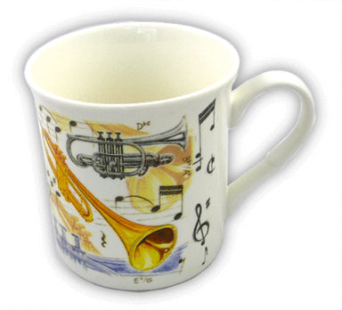 Fine China Mug Trumpet Design