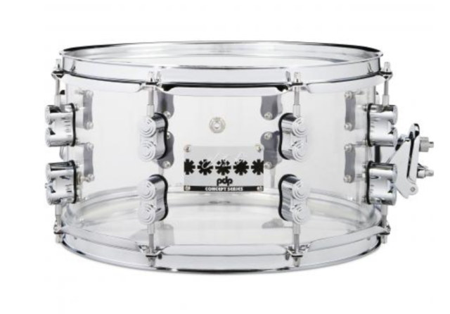 PDP Chad Smith Signature Acrylic Snare Drum
